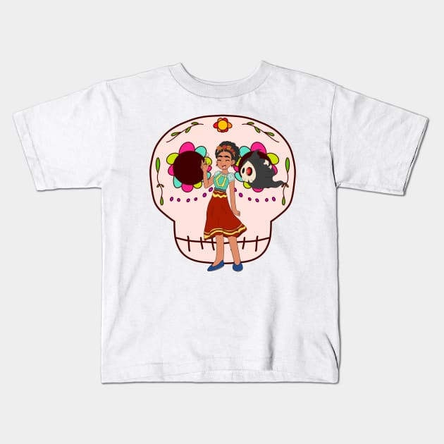 Trainer Frida Kids T-Shirt by pkmnTrainerJosh